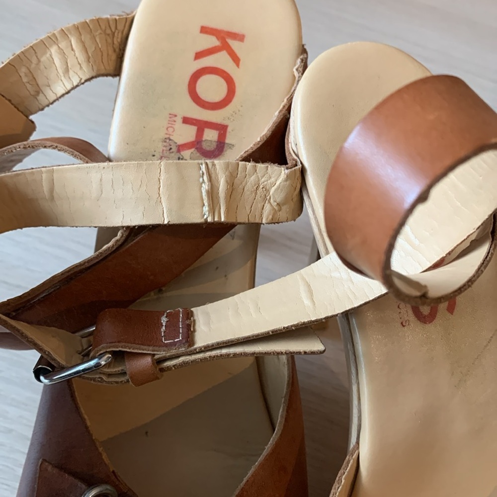 Michael Kors Leather Heels Sandals - Picture 6 of 6